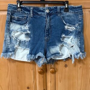 American Eagle Distressed Denim Shorts